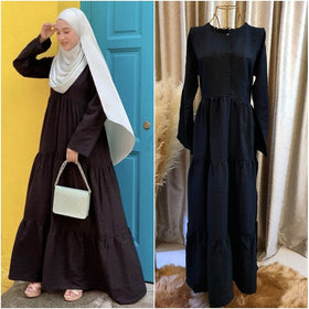 ESSENTIAL DRESS-BLACK