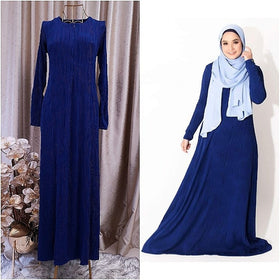 ❗️LAST PIECE: Sophia Jubah (Army Blue)