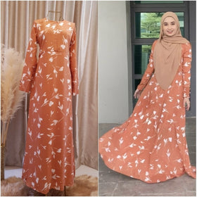 ❗️LAST PIECE: FAGHEERA DRESS (Salmon Orange)