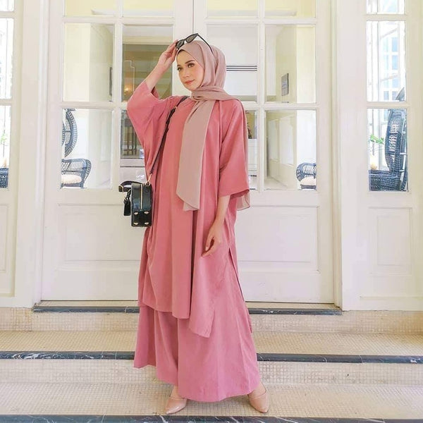❗️LAST PIECE: TEJA SUIT (Dusty Pink)