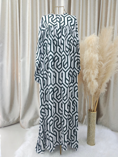 ❗️LAST PIECE KEISYA DRESS (Greenish Black)