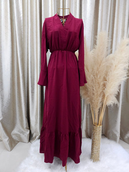 Kimono Plain Dress | AlmazHijabi.Com