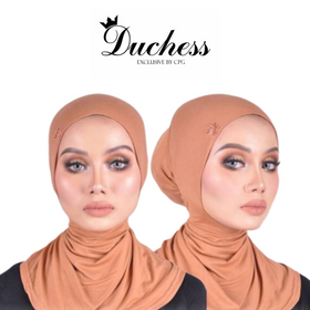 Duchess Royal Inner Neck (Bronze Mist) - Almaz Hijabi