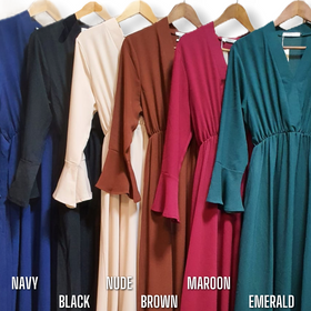 Kimono Plain Dress | AlmazHijabi.Com
