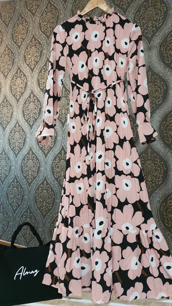 Meri Pleated Dress | AlmazHijabi.Com