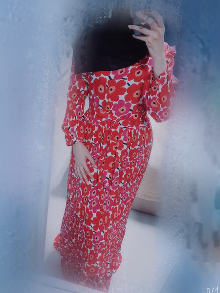 Mekko Ruffles Dress | AlmazHijabi.Com