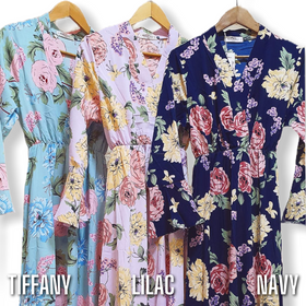 Kimono Printed Dress | AlmazHijabi.Com