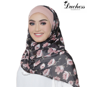 Helena Printed Instant Bawal (D06) - Almaz Hijabi