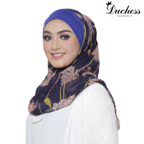 Helena Printed Instant Bawal (D07) - Almaz Hijabi
