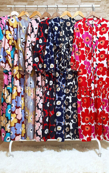 Unikko Poppy Dress | AlmazHijabi.Com