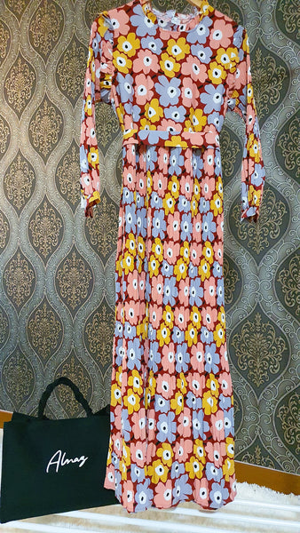 Mekko Ruffles Dress | AlmazHijabi.Com