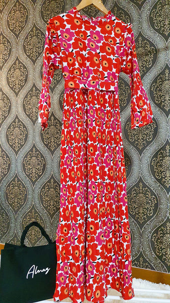 Mekko Ruffles Dress | AlmazHijabi.Com