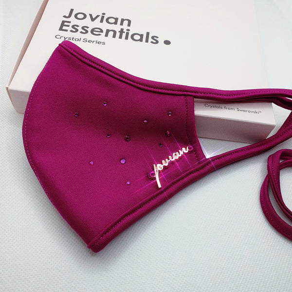 [100% AUTHENTIC] Swarovski Crystals Hijab Tie-On Mask by JOVIAN