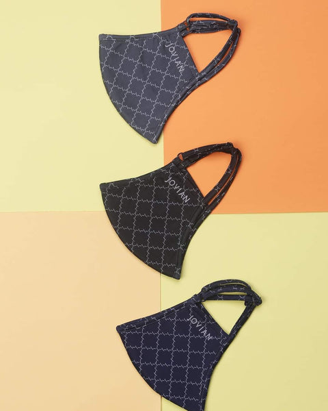 [100% AUTHENTIC] Unisex Monogram Ultralight Mask Set (3pcs) by JOVIAN