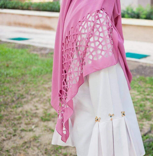 Exclusive- Adeeva Laser Cut Shawl