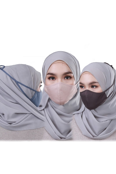 [100% AUTHENTIC] Hijab Ultralight Mask Set (3pcs) by JOVIAN