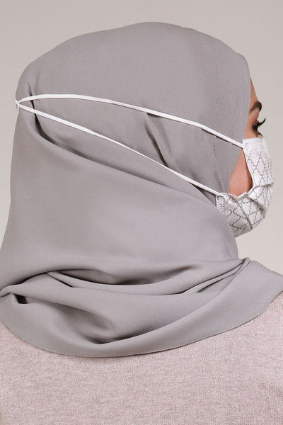 [100% AUTHENTIC] White Monogram 3-Ply Headloop Mask by JOVIAN