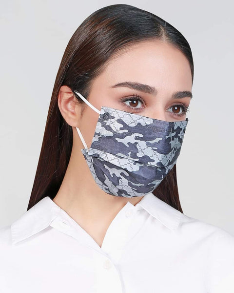 [100% AUTHENTIC] Camo Dark Earloop 3-Ply Mask by JOVIAN