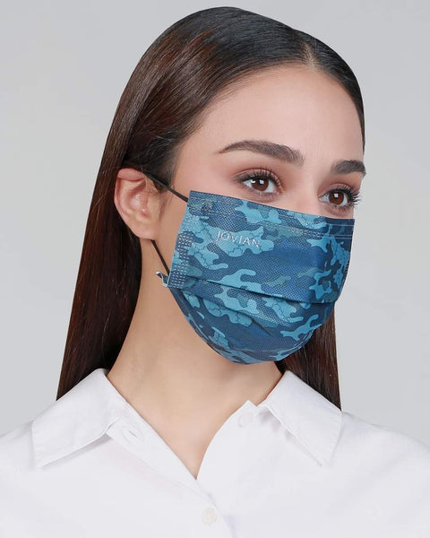 [100% AUTHENTIC] Camo Dark Earloop 3-Ply Mask by JOVIAN