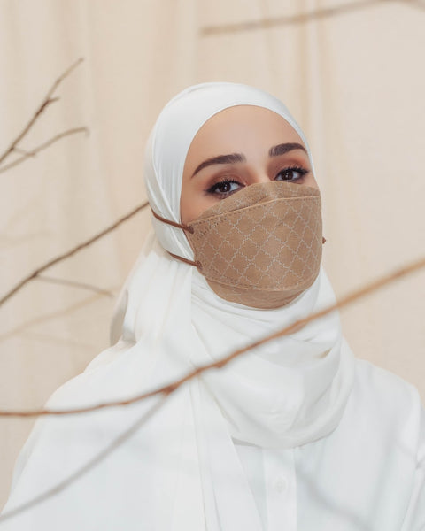 [100% AUTHENTIC] Wood Monogram KF94 Respirator (Headloop) by JOVIAN