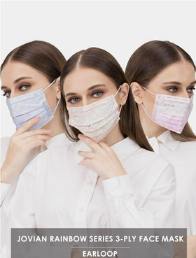 [100% AUTHENTIC] Rainbow series 3-Ply Earloop Mask by JOVIAN