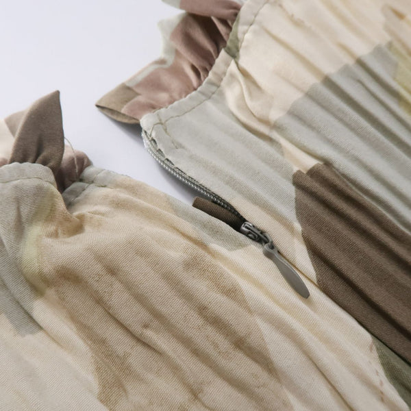 Abstract Pleated Dress | AlmazHijabi.Com