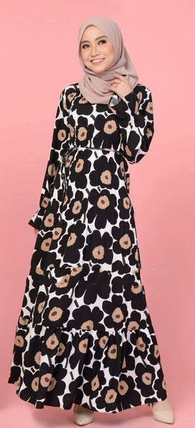 Meri Pleated Dress | AlmazHijabi.Com