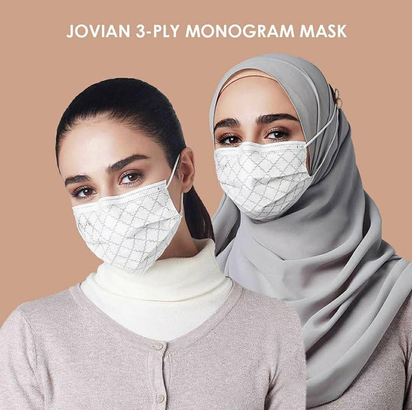 [100% AUTHENTIC] Monogram 3-Ply Mask by JOVIAN