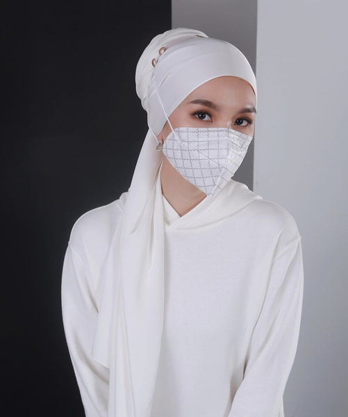 [100% AUTHENTIC] White Hybrid 3-Ply Protective Mask by JOVIAN