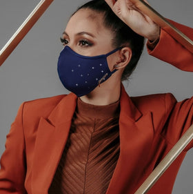 [100% AUTHENTIC] Swarovski Crystals Earloop Mask by JOVIAN