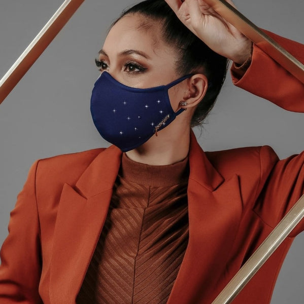 [100% AUTHENTIC] Swarovski Crystals Earloop Mask by JOVIAN