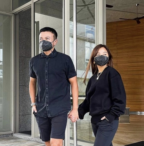 [100% AUTHENTIC] Black Hybrid 3-Ply Protective Mask by JOVIAN