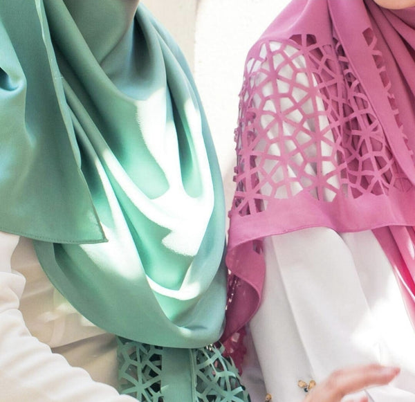 Exclusive- Adeeva Laser Cut Shawl