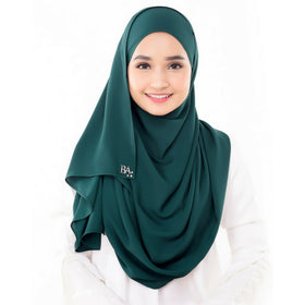 Bella Beluxe Shawl (Emerald Green) - Almaz Hijabi