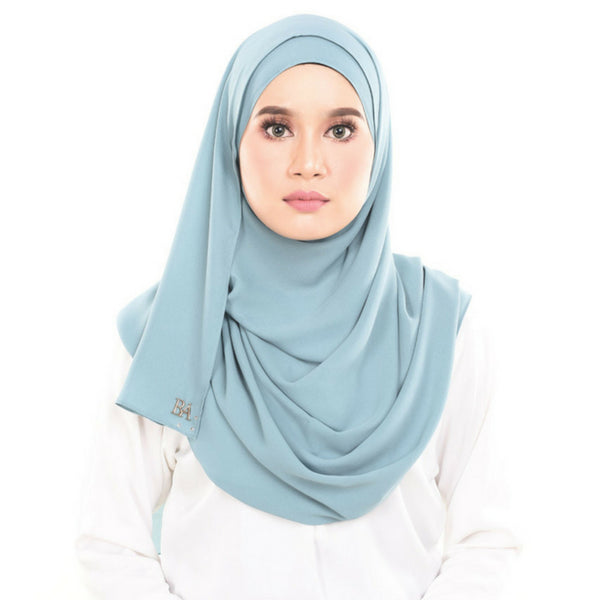 Bella Beluxe Shawl (Rich Turquoise) - Almaz Hijabi