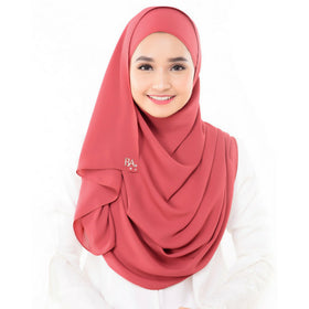 Bella Beluxe Shawl (Rosewood) - Almaz Hijabi
