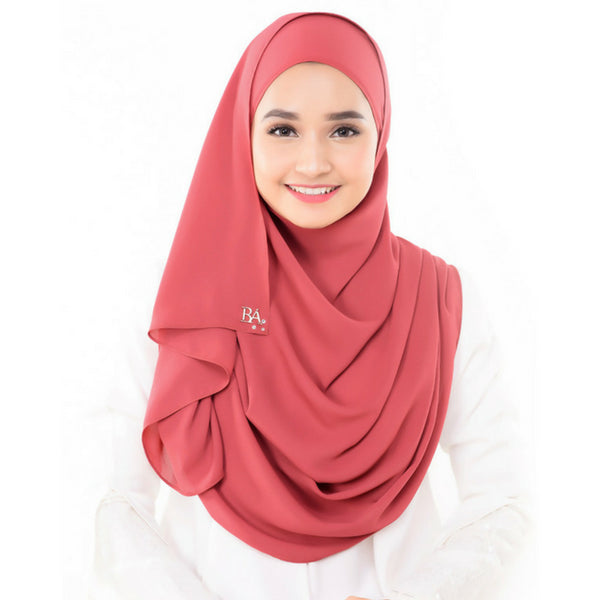 Bella Beluxe Shawl (Rosewood) - Almaz Hijabi