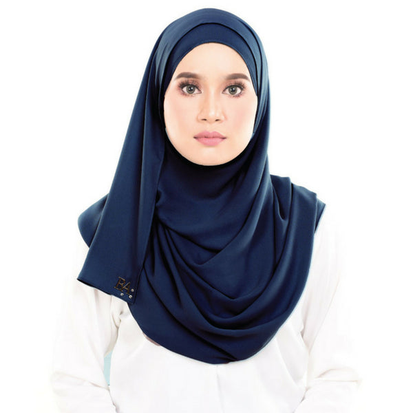 Bella Beluxe Shawl (Sirius Blue) - Almaz Hijabi