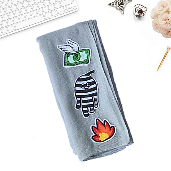 Cikiut Patches Shawl (Didi Dandy) - Almaz Hijabi