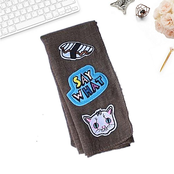 Cikiut Patches Shawl (Tako Tango) - Almaz Hijabi