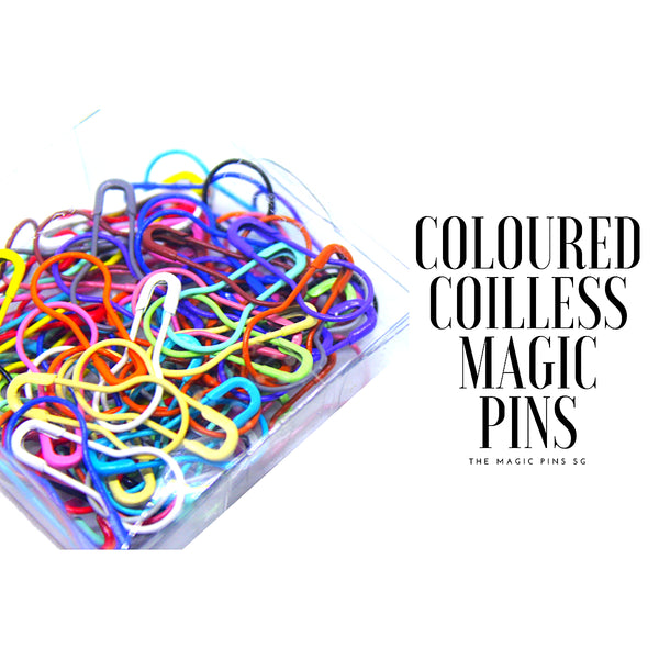 Coilless Magic Pins (Coloured) - Almaz Hijabi