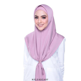 Musalmah Satin Square Shawl (Rosetta) - Almaz Hijabi