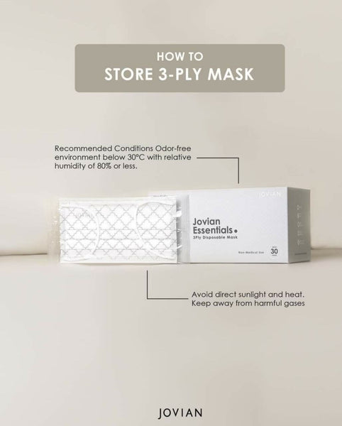 [100% AUTHENTIC] Monogram 3-Ply Mask by JOVIAN
