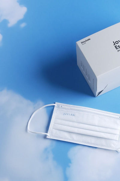 [100% AUTHENTIC] Plain White 3-Ply Mask by JOVIAN