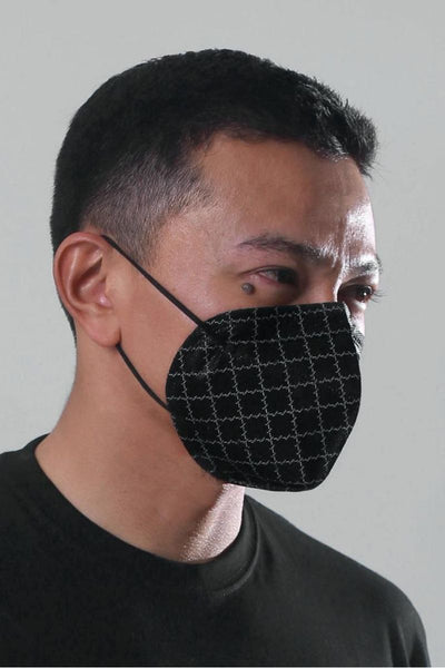 [100% AUTHENTIC] Black Hybrid 3-Ply Protective Mask by JOVIAN