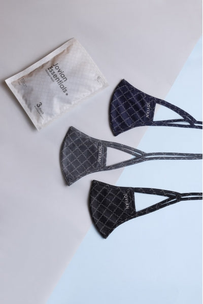 [100% AUTHENTIC] Hijab Monogram Ultralight Mask Set (3pcs) by JOVIAN