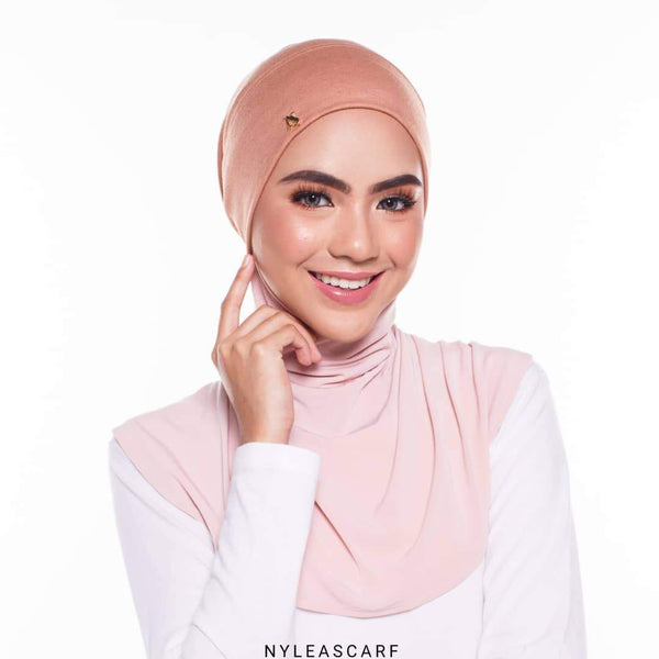 Premium Snowcap Inner (Desert Tan) - Almaz Hijabi